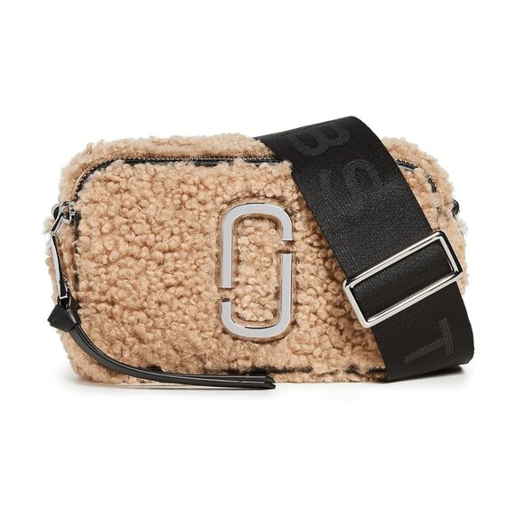 Marc Jacobs Snapshot Teddy Crossbody - Beige - Picture 1 of 6